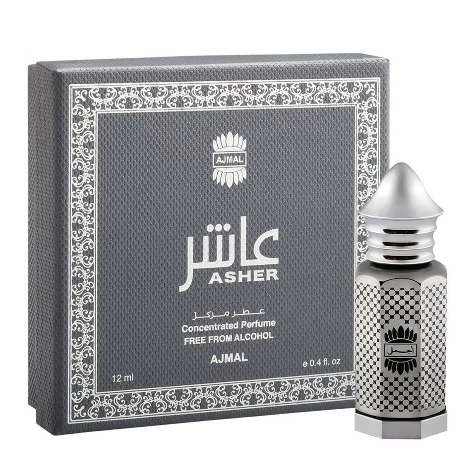 Ajmal Asher Concentrated Oriental Perfume Free From Alcohol 12ml - Image 1 of 1