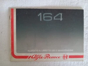 Allegato del Libretto Uso e Manutenzione Alfa Romeo 164 - Foto 1 di 14