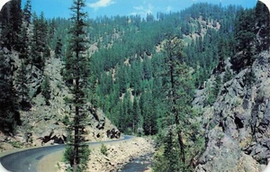 Devil's Elbow, Little Salmon River Recreational Area Idaho Unposted Vintage PC - Picture 1 of 2