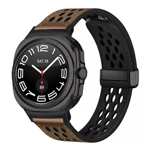 Magnet Sportarmband für Galaxy Watch Ultra 47mm Weich Silikon Ersatzarmband - Bild 1 von 11