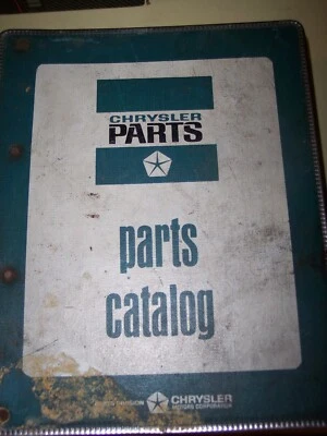 Chrysler Dodge Plymouth 1968 catálogo de piezas ilustraciones y texto estilo hoja suelta Foto 1 de 4