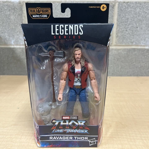 Hasbro Marvel Legends Series Love & Thunder Ravager Thor Figure BAF Korg New Cover