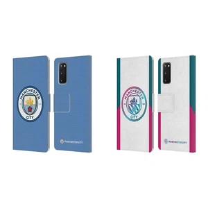 MAN CITY FC 2021/22 BADGE KIT ÉTUI COQUE EN CUIR POUR SAMSUNG TÉLÉPHONES 1 - Photo 1 sur 8