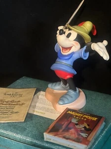 Mickey Mouse Brave Little Tailor WDCC 1993 Animators' Choice Sculpture MIB COA - Picture 1 of 6