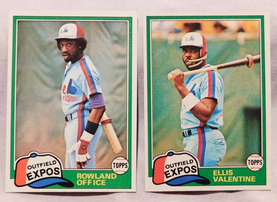 1981 Topps Montreal Expos Baseball Card Pick One - Image 1 of 1