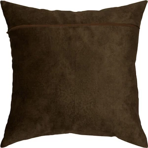 Respaldo de almohada con cremallera oculta, castaño - Imagen 1 de 2