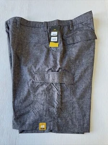 Lee Men's Big and Tall Performance Cargo Short, Gray Heathered, Size 48 New NWT - Picture 1 of 13