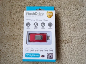 Flashdrive dual storage for iOS & PC - 64 GB - SECURITY EDITION; a7 - Picture 1 of 6