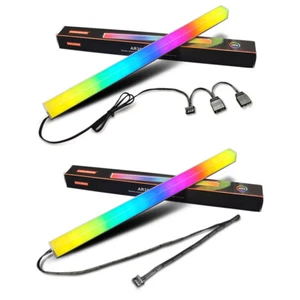 COOLMOON 5V/3Pin Small 4Pin Light Strip RGB LED Color Lamp for PC Case Chassis - Picture 1 of 15