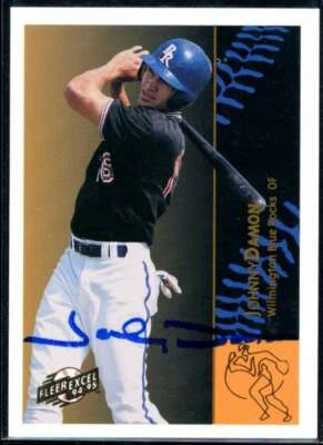 Johnny Damon Card 1994-95 Excel #56 Signed COA JSA - Image 1 of 3