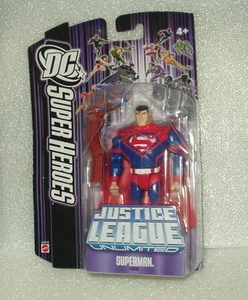 DC Super Heroes Justice League Unlimited Superman seltene Stahlträger Variante! - Bild 1 von 2