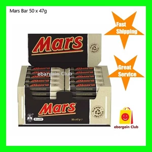 *New Arrival* Mars Bars Chocolate 50 x 47g Bar Full Box | Party Sweet - Picture 1 of 2