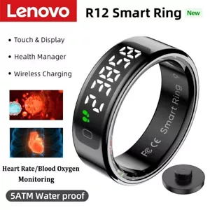 Ring Smart Men Women Heart Rate Monitor Health Waterproof Blood Oxygen Sleep - Picture 1 of 12