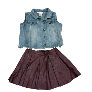 American Girl Tenney Grant Girls Vest & Skirt Set Size 6/7 - Picture 1 of 10
