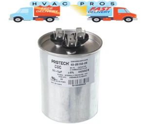 Condensatore Rheem Ruud Protech 50/5 uf 440vac 43-25133-26 - Foto 1 di 2