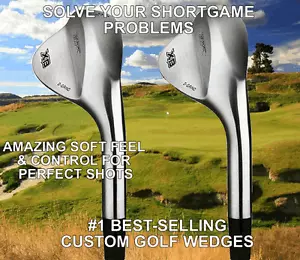 (2) WEDGE SET (YOUR CHOICE) AW SW LW HL Gap Sand Lob TOUR GRIND ATTACK WEDGES - Picture 1 of 1