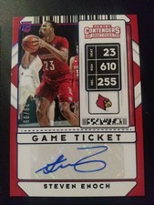 2020 Panini Contenders Steven Enoch #'d 29/99 Draft Picks Blue Rookie Autograph