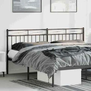 Metal Headboard, Steel Headboard for Bed vidaXL - Picture 1 of 132