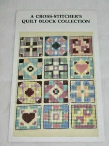 Set CROSS-STITCHER'S QUILT BLOCK COLLECTION Miniature Quilt Charts 24-Cards 1989 - Bild 1 von 10