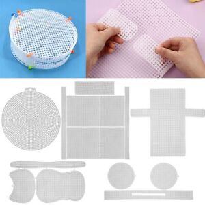 Accessories Assistant Knitted Piece for Weaving Bags Grid Plate Woven Material