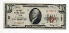 1929 $10 FNB York, YORK, PA NATIONAL CURRENCY CH. #197