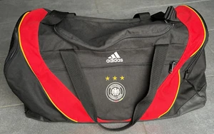 Fußballtasche Adidas schwarz rot Deutscher Fussball-Bund Boden: 60 x 28 cm - Bild 1 von 3