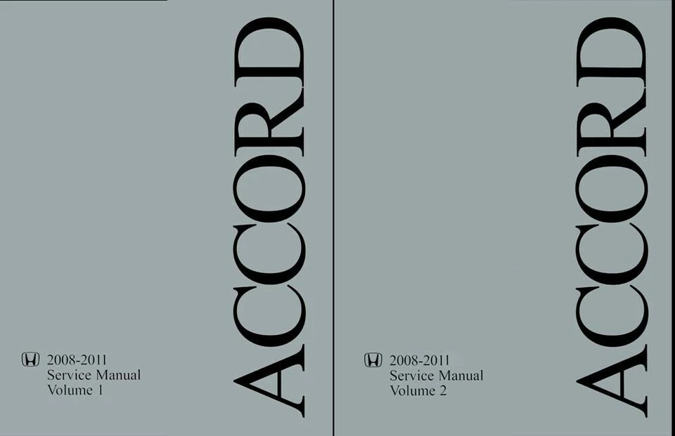 2008 2009 2010 2011 Honda Accord Shop Service Repair Manual 4 Cylinder Models - Image 1 of 4