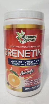 GRENETINA 100% NATURAL HIDROLIZADA (Naranja/Naranja) Naturamex Supreme Net.500g Foto 1 de 4