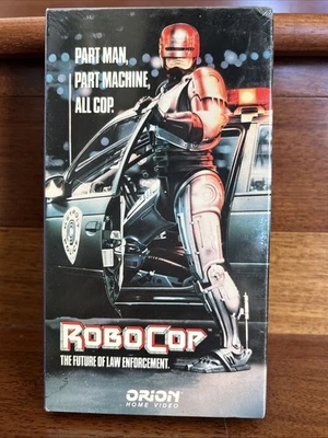 Robocop Sealed (VHS, 1987) SciFi Action Movie Orion Home Video EP Red Top Tape - Image 1 of 4