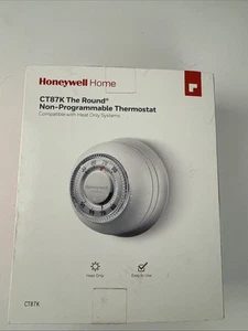 Honeywell Home CT87K 1004 Round Non-Programmable Thermostat Heating Only - Picture 1 of 6