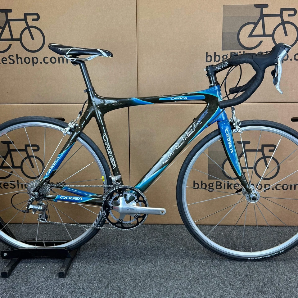 Bicicleta de carretera Orbea Orca usada, fibra de carbono-2006, 54 cm Foto 1 de 4