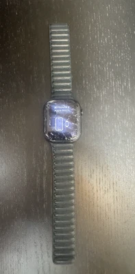 Apple Watch S 10 (GPS + LTE) 46MM Jet Black Aluminum Case (cracked screen) - Image 1 of 4