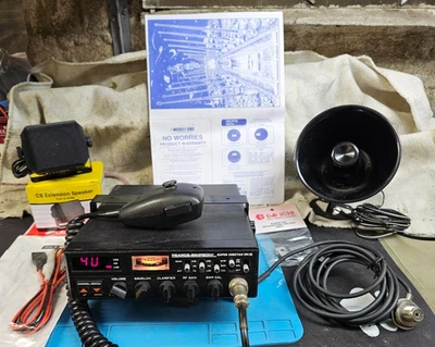 PEARCE SIMPSON SUPER CHEETAH MKIII AM/LSB/USB 40 CHANNEL HF CB RADIO FULL SETUP - image 1 of 4