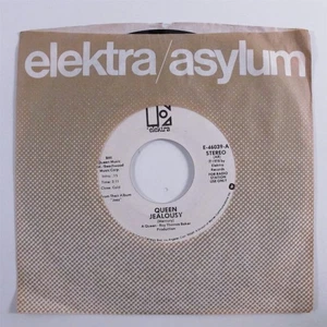 Rock 45 QUEEN Jealousy ELEKTRA promo i - Picture 1 of 2