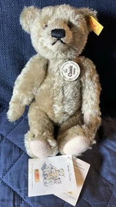Vintage Steiff 1920 Classic Teddy Bear Light Brown Jointed Mohair 10” 000713 - Picture 1 of 7