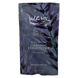 Lot of 8 2oz Packets WEN FAITH Restorative CLEANSING CONDITIONER 16 oz TOTAL! - Picture 1 of 2