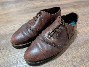H.S Trask Bison Authentic Leather Oxford Shoes 1035 11w  - Picture 1 of 6