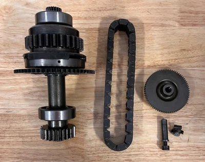 1977 HONDA CB550K Primary Shaft Starter Clutch Gear & Chain (Complete) - Image 1 of 4