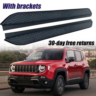 2 piezas estriberas barras Nerf peldaños laterales aptos para Jeep Renegade 2015-2026 Foto 1 de 4