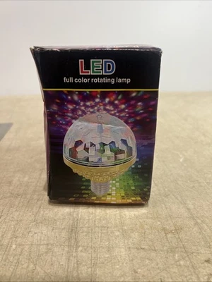 (6 Colors)LED Full Color Rotating Lamp RGB LED Color Changing Light Bulb For US - Image 1 of 4