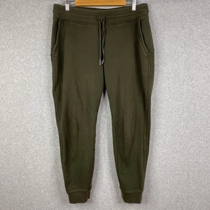 Lululemon Pants Womens 12 Dark Olive Warm Down Jogger II 28" - Picture 1 of 10