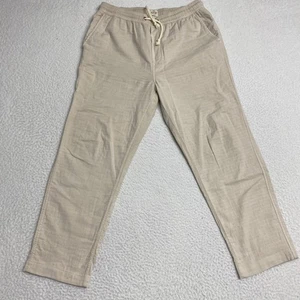 Pantalones de Capa Marina Para Hombre Grandes Beige Cintura Elástica Sábado Playa - Imagen 1 de 9