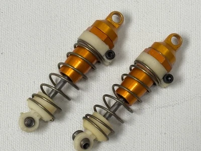Team Associated RC10 Front Shock Pair (Long .71 - 6448) Gold Tub (2 Pairs!) - Image 1 of 4