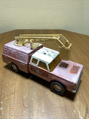 Nylint Snorkel Fire Bucket Lift Truck Pressed Tin Steel Toy Vintage - Image 1 of 4