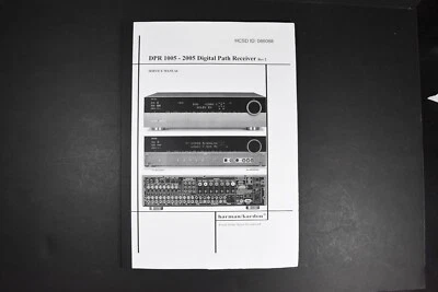 Harman Kardon DPR 1005 - 2005 Digital Path Receptor Manual de Servicio - Original Foto 1 de 2