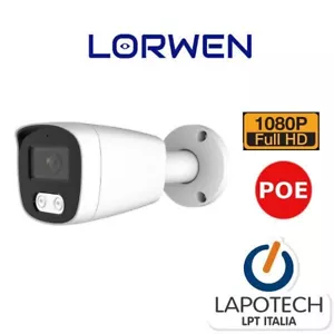 Lorwen IP CAMERA POE BA14GS2P 1080P BULLET 2MP 1080P 2 MPX WDR TELECAMERA SMART - Foto 1 di 4