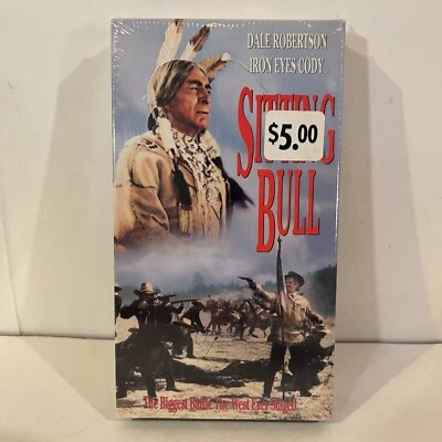 Sitting Bull 1954 ©1993 Classic Western SEALED *BUY 2 GET 1 FREE VHS* - Imagem 1 de 4
