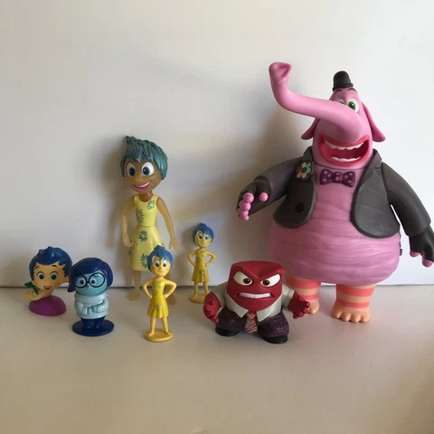 Disney Pixar Inside Out Figures Singing Bing Bong 7 Figures 2” to 7” Tall Cover
