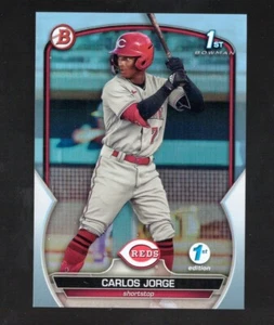 Bowman 2023 1ª Edición - Carlos Jorge #BPPF-120 Lámina Azul Cielo (RC) - Imagen 1 de 2