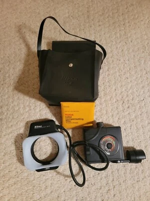 NIKON AS12 W/Macro Speedlight SB-21 W/Bag & Kodak Compensating Filter CC05R  - Image 1 of 4